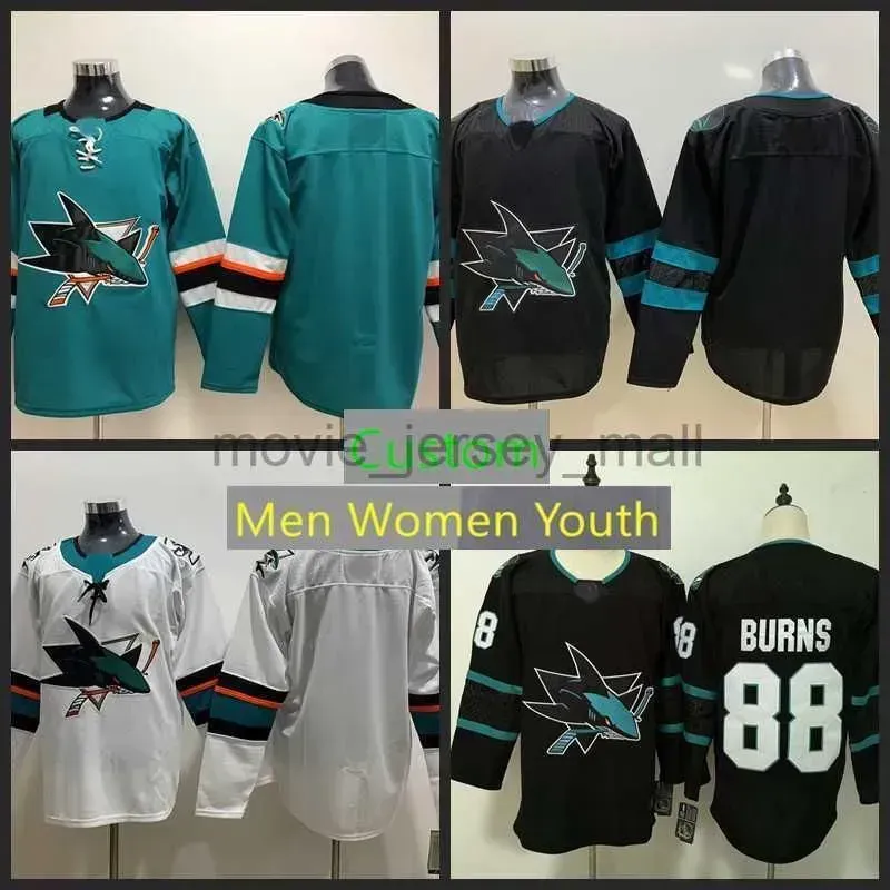 Benutzerdefinierte Männer Frauen Jugend Hockey Trikots San''Jose''Sharks 11 Andrew Coglian 62 Kevin Labanc 48 Tomas Hertl 72 William Eklund 92 Rudolfs Balcer heiß