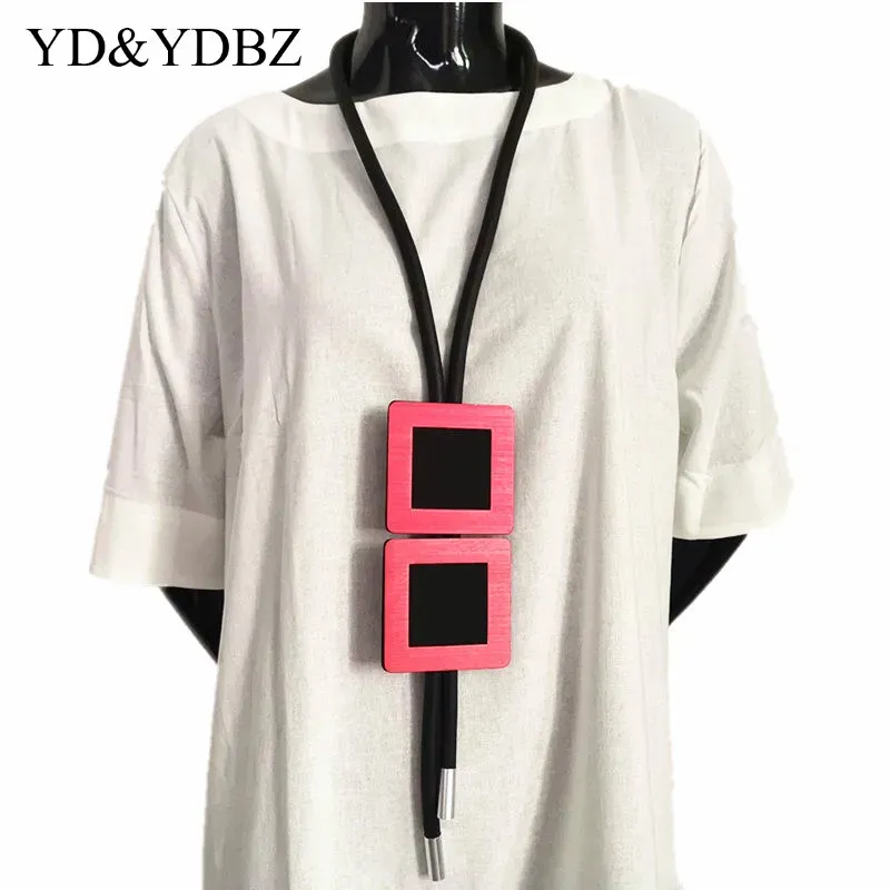 Collares YDYDBZ 2020 nuevo Collar de goma para mujer, joyería de moda hecha a mano, regalo DIY, Collar para niña, colgante Harajuku, estilo Punk