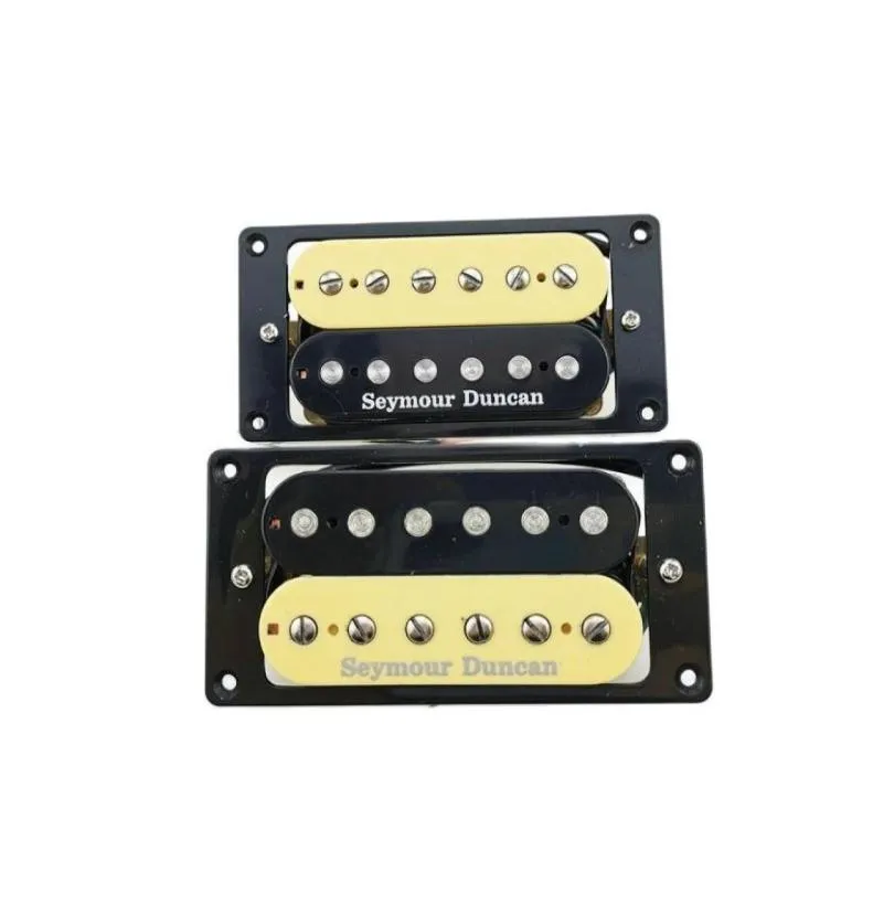 Seymour Duncan SH1n cou SH4 pont rythme Humbucker micro guitare électrique zèbre noir 4c blindé 5215133