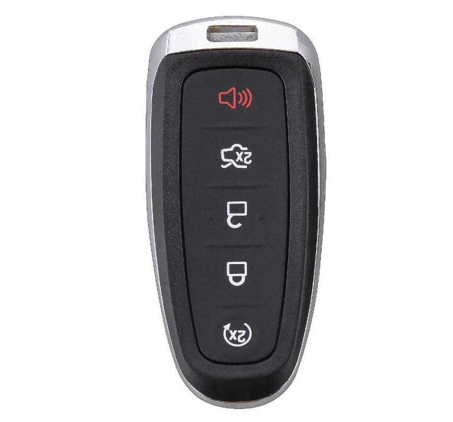 Garanterad 100 5 knappar Nytt ersättningsnyckel för Ford Smart Remote Case Pad 6145226