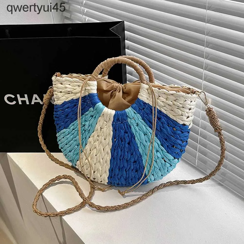 Umhängetaschen Sommer Stroh Tasche Für Frauen Woven andbag Große Kapazität Dame Top andle Tote Tasche Urlaub Beac Tasche Raan soulder Tasche BolsaH24220