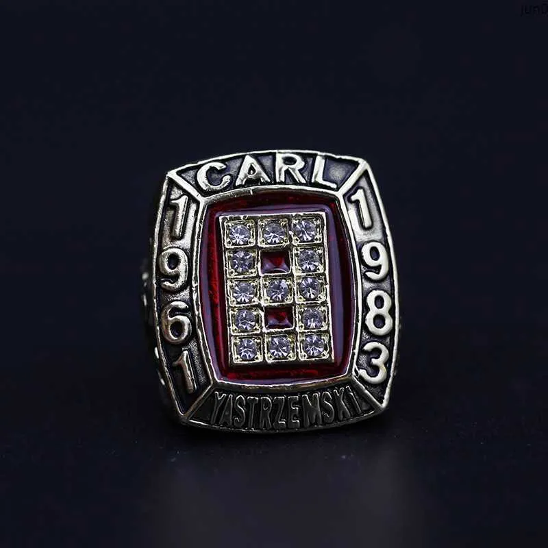 Band Rings 1961-1983 estrela do beisebol Carl yastrzemski Hall of Fame Championship Ring Jersey No.