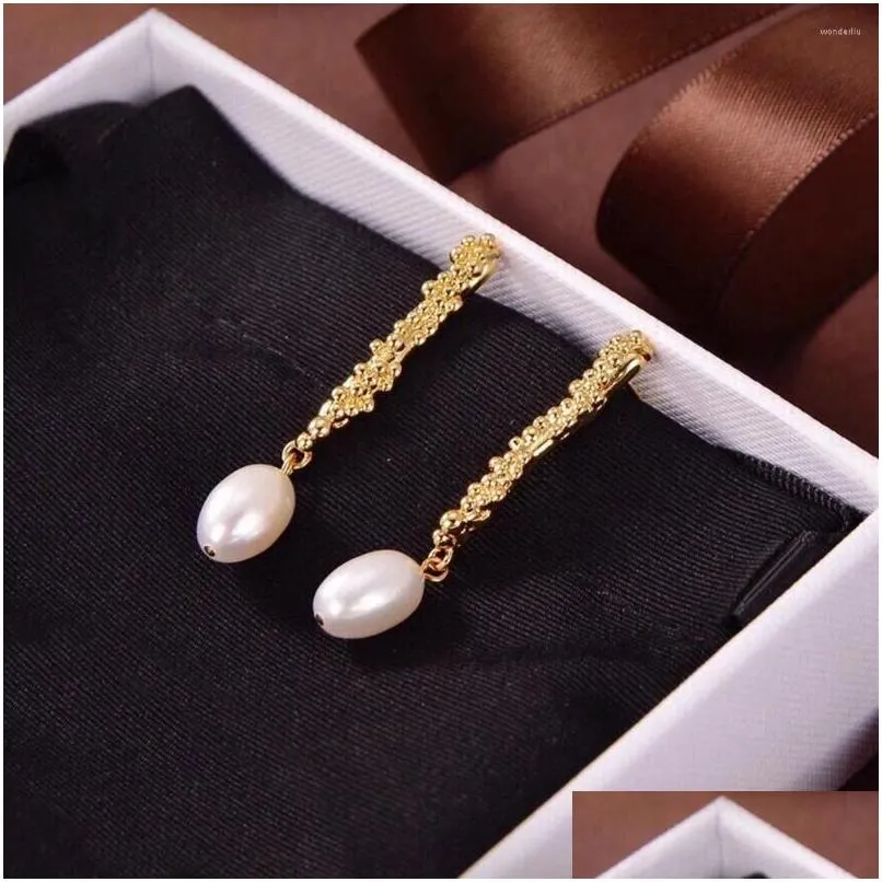 Dingle ljuskronorörhängen 2024 droppe för kvinnor av hög kvalitet mode fancy hängande fest fina bijoux leverans smycken dhueo