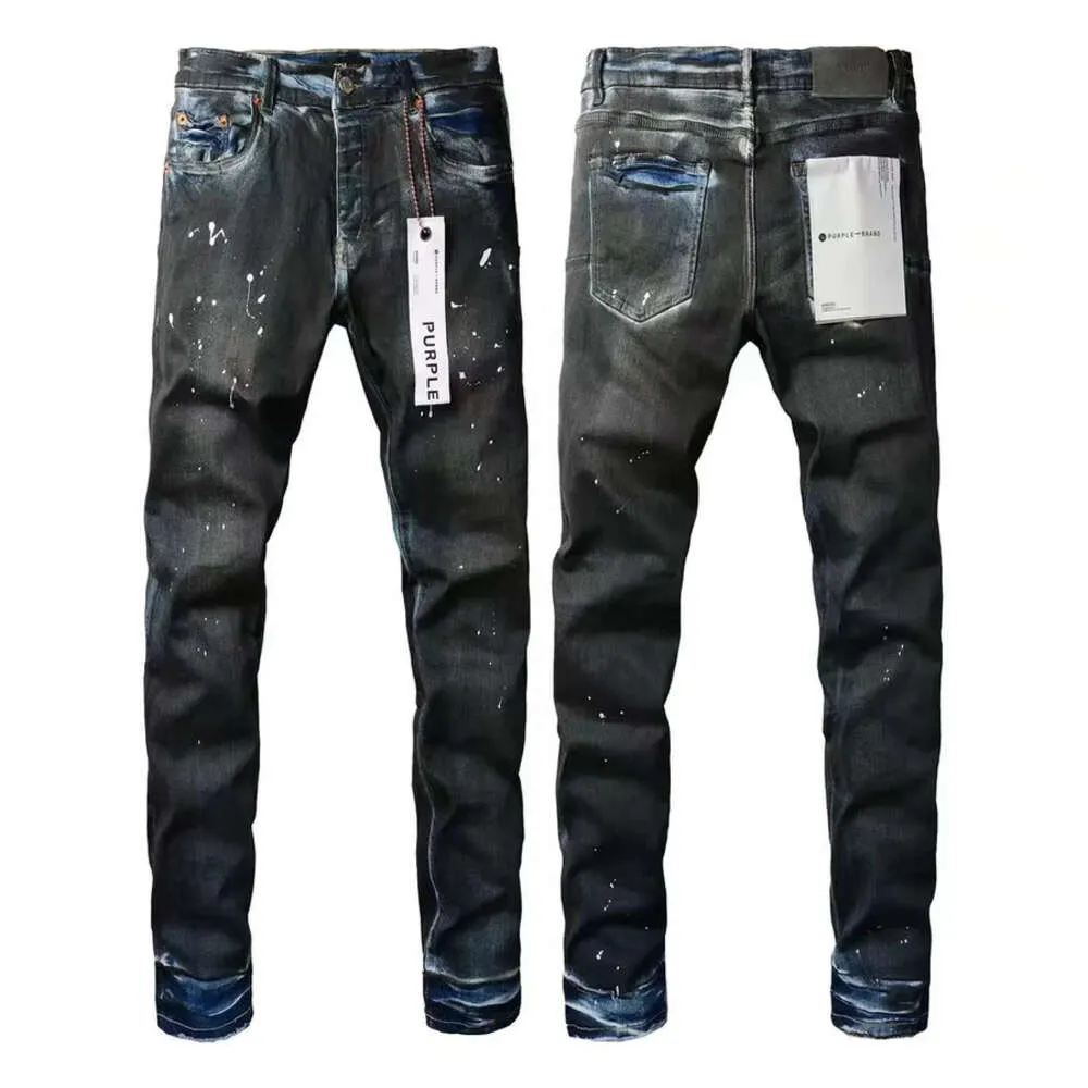 Jeans pour hommes de créateur Jeans violets pantalons en Denim Jeans violets pour hommes Jeans de créateur pour hommes pantalons droits Design rétro Streetwear PURPLE Brand Jeans Pant 460