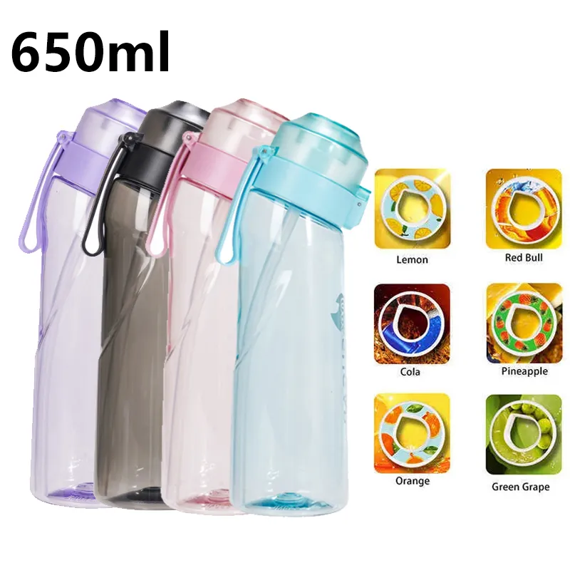 New 1/2Pcs Flavoured Sports Mug Air Flavoured Water Bottle Scent Up Mug New Sports Fashion Straw Mug for Outdoor Sports and Fitness