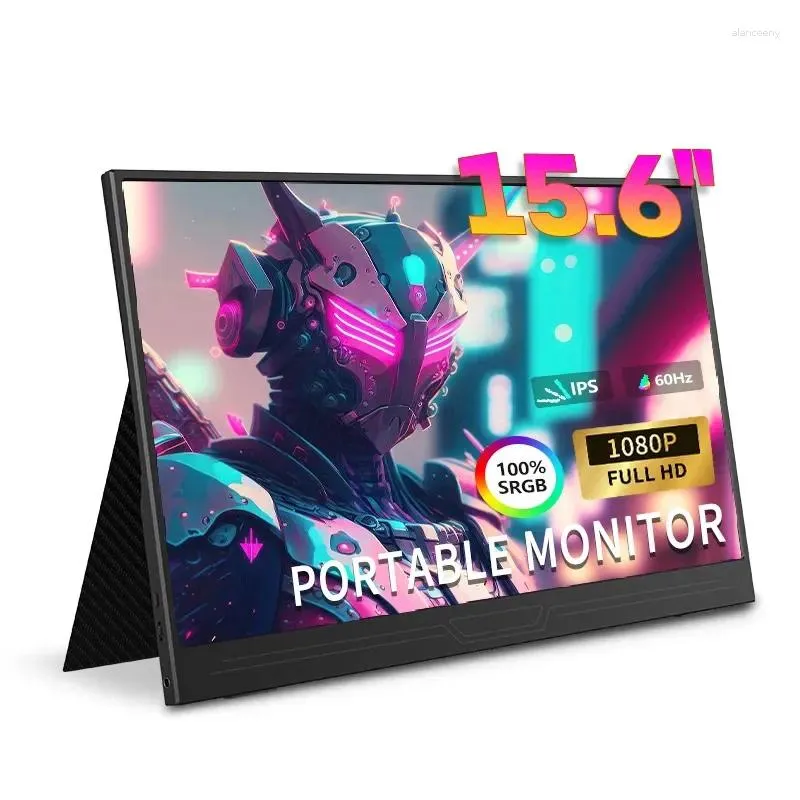 Moniteur Portable à écran tactile OLED 15.6/13 pouces 1080P, 300 Nit, Port type-c, prend en charge les ordinateurs portables tels que Huawei Samsung Oppofor