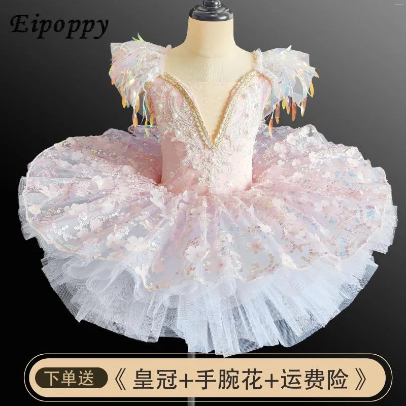 Abbigliamento da palcoscenico Vestito da ballo per balletto per bambini Spettacolo per bambini Costume per il giorno dell'anno