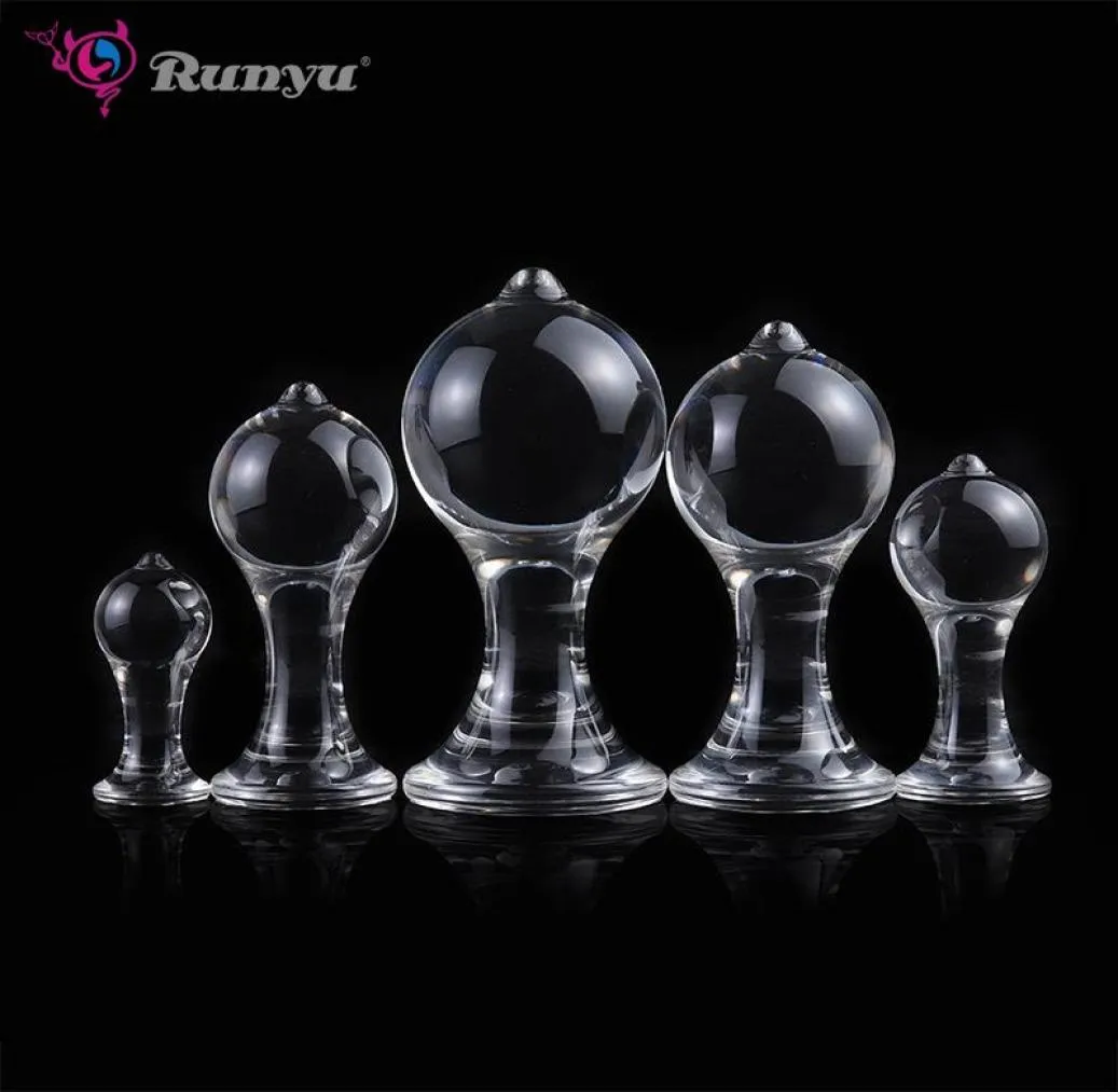 Anal Toys Abs Dildo Buplug Beads Erotic Sex Toy for Women Adult Products Couples Crystal Stimulator4702329