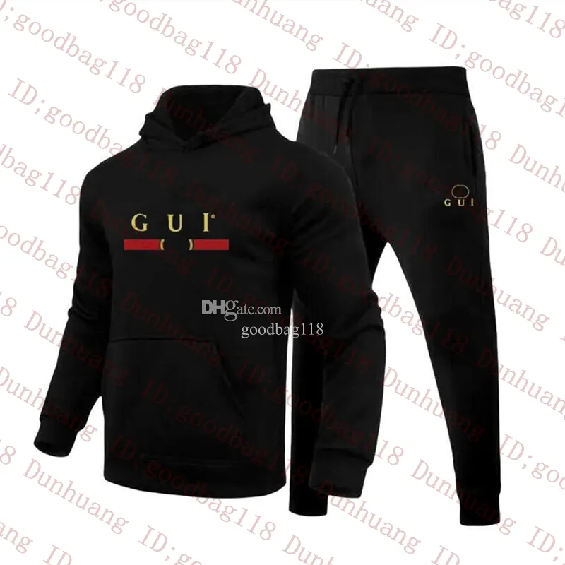 Tute sportive firmate casual Tute da uomo di lusso Primavera Autunno Pullover Uomo Jogger Completo giacca e pantaloni Completi sportivi da donna Set Hip Hop