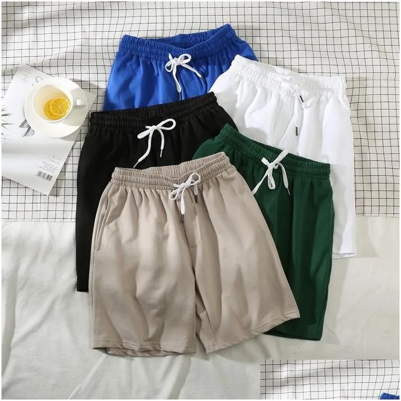 Shorts Pour Hommes Été Lâche Court Hommes Shorts À Lacets Bande Élastique Casual Plage Conseil Plus La Taille Xxxl Surf Jogger Vélo Sportswear Homme Dr Dhdds