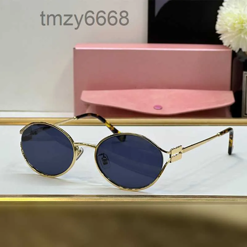 Mui Glasses Luxury Sunglasses Womens Designer High Quality Oval Sun Retro Small Round Sunglass New Product Prescription GOIE