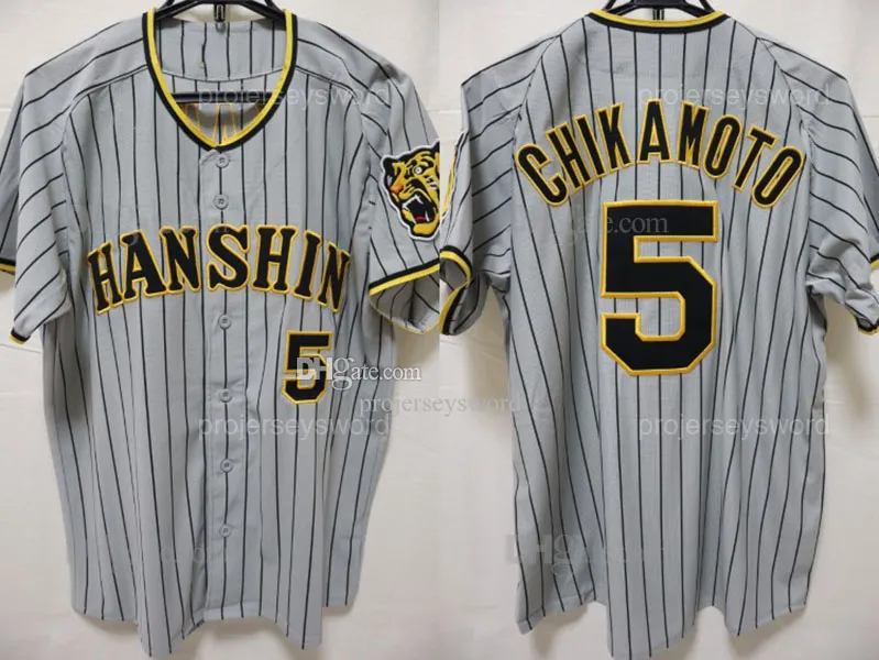 Hanshin Tigers Japan Baseball Jersey Polyester Breathable
