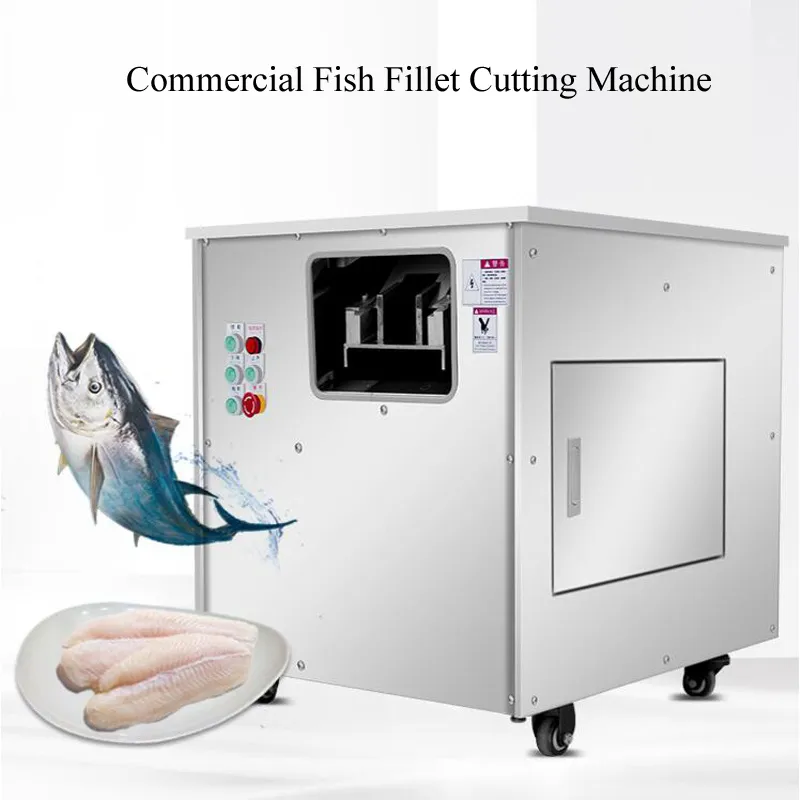 Automatic Salmon Catfish Tilapia Fish Smoke Sashimi Slice Cut Slicer Fillet Machine Price