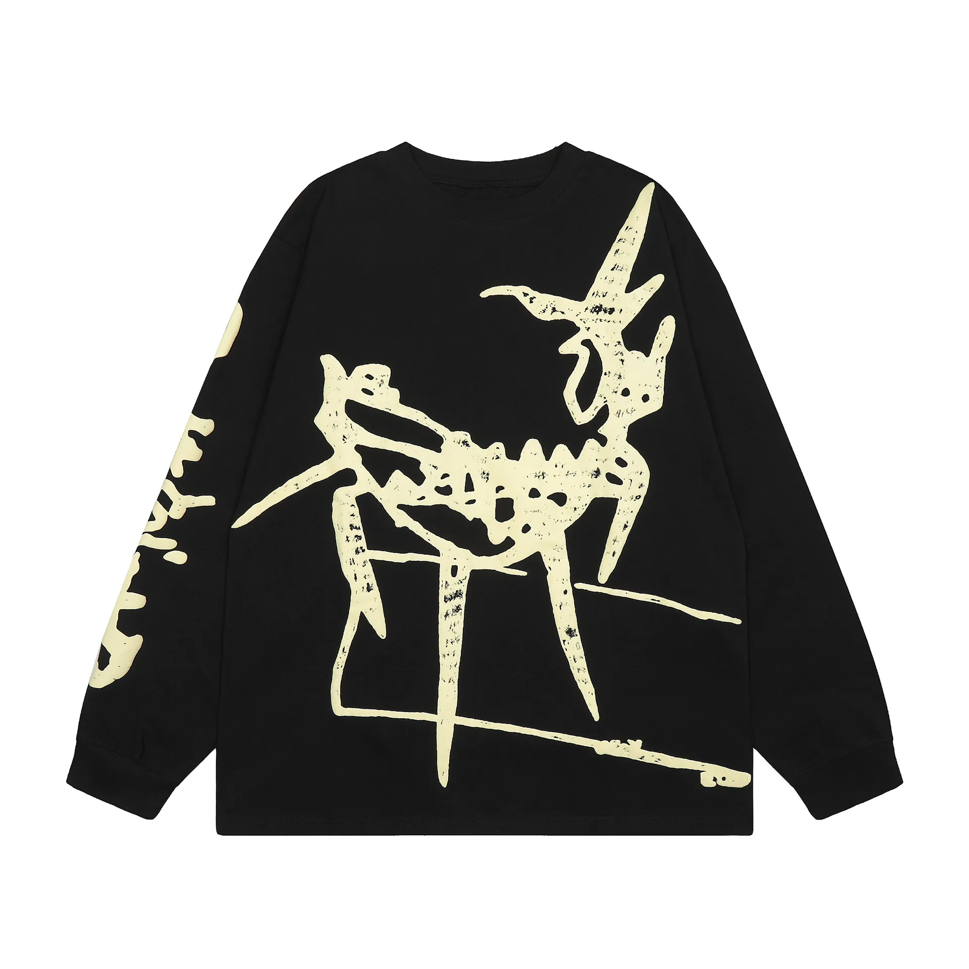 Designer Mens Hoodie Sweatshirt Hoodies för män Abstrakt tryckta bokstäver Långa ärmar toppar vår och höstkläder