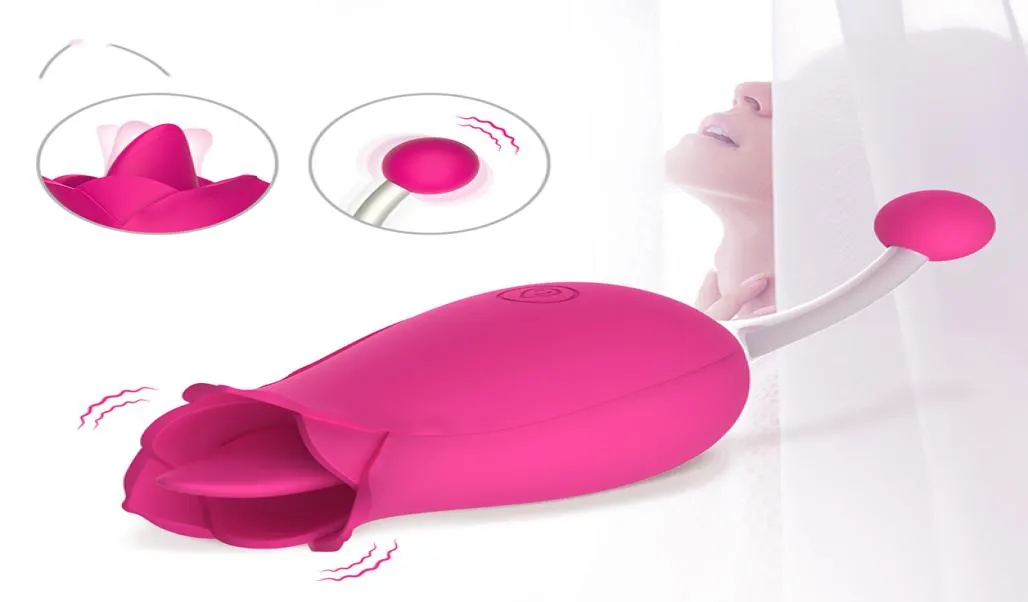 Gspot Lécher Rose Vibrateur Clitoris Stimulateur Silicone Langue Chatte Lécher Massage Masturbateur Oral Vibrateurs Sextoys Pour Femmes8046292