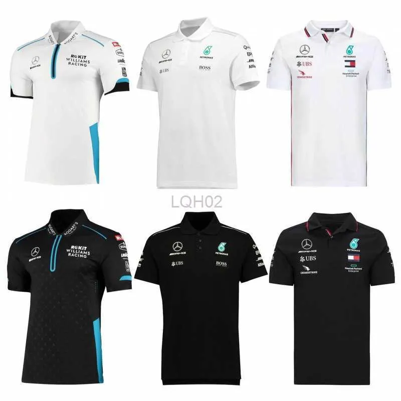 T-shirts pour hommes Vente chaude Style Team F1 Racing Costume Polo à manches courtes Vélo Cyclisme Costume Réduction de vitesse Top Respirant 1gvs