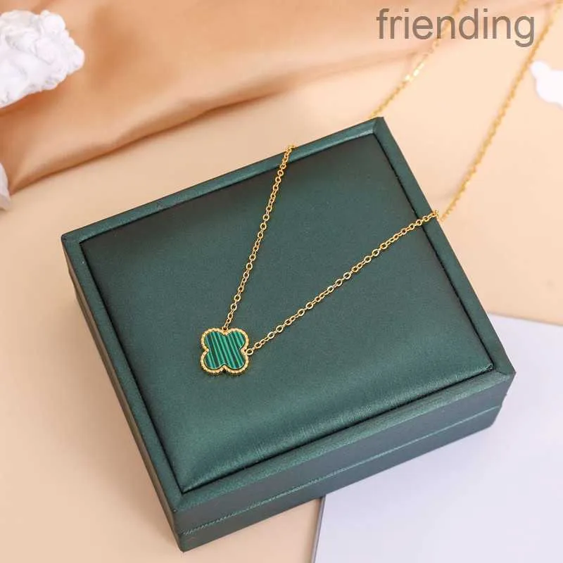 Designer-Schmuck für Damen, Van Clover-Halskette, 14 Karat vergoldet, Valentinstag, Verlobung, Ornamente, geeignete Geschenke für Frauen und Mädchen, mehrere Farben, Ch 670U