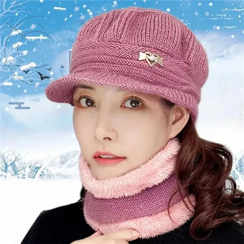 Basker kvinnor hat fast färg stickad höst vinter lätt kupol casual för utomhus varm keps feminina bonnetter sombrero mujer