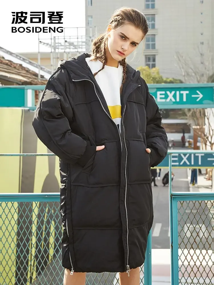 Reader Bosideng Winter Thicken Xlong Down Coat Women Down Parka Widewaisted Loose Parka High Street Plus Size Chic B70142554