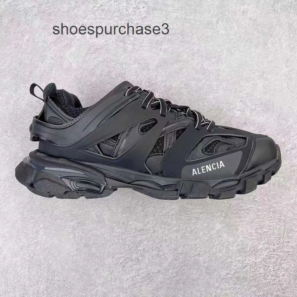 Designer Balencigs Moda Casual Sapatos Patins 2024 Paris 3ª Geração Track Series Nylon Sports Dad Shoes Trendy e Versátil Sapatos de Jogging NAWU