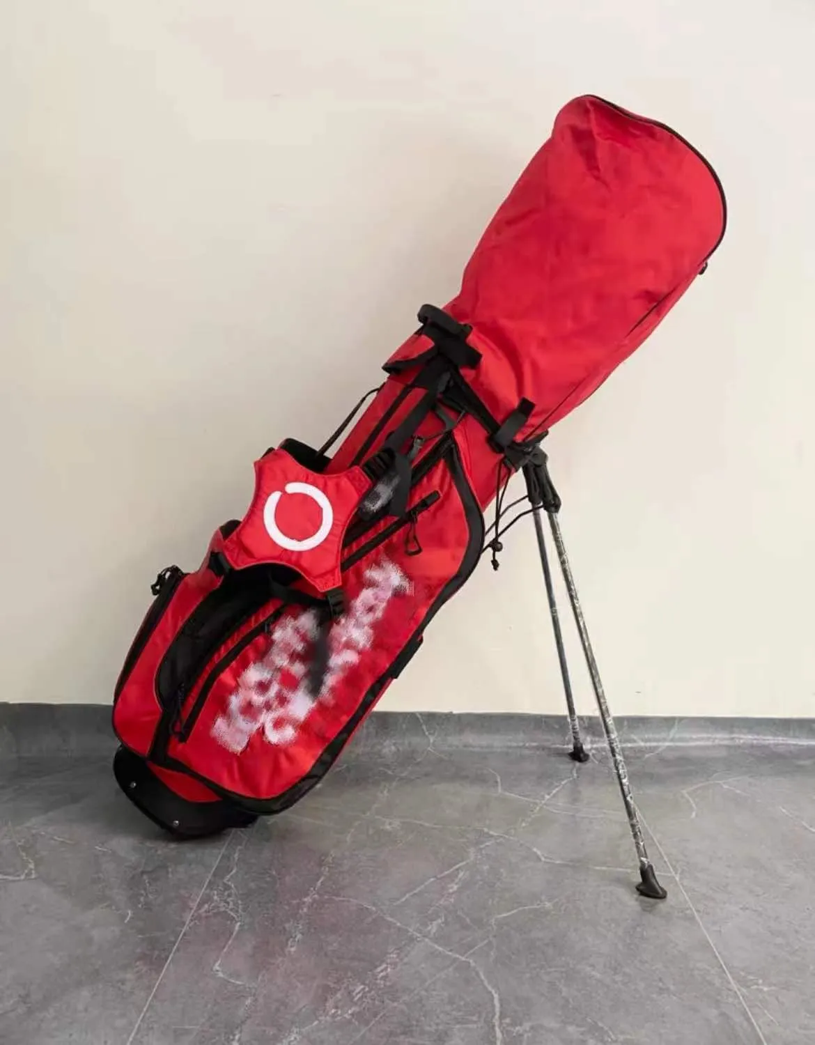 Golf Designer Bag Green Red Circle T Station Canvas Ultra-light Waterproof Golf Bag for Men Good Practicality High Capacity