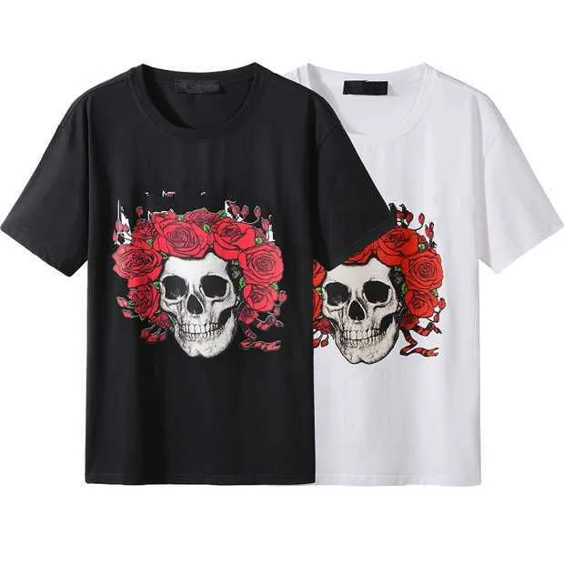 Magliette da uomo 23SS Estate Designer Magliette da uomo Uomo Donna Lettera Tees Nero Bianco Casual Allentato Sottile Moda Street Abbigliamento Design High Street Tee Magliette di buona qualità