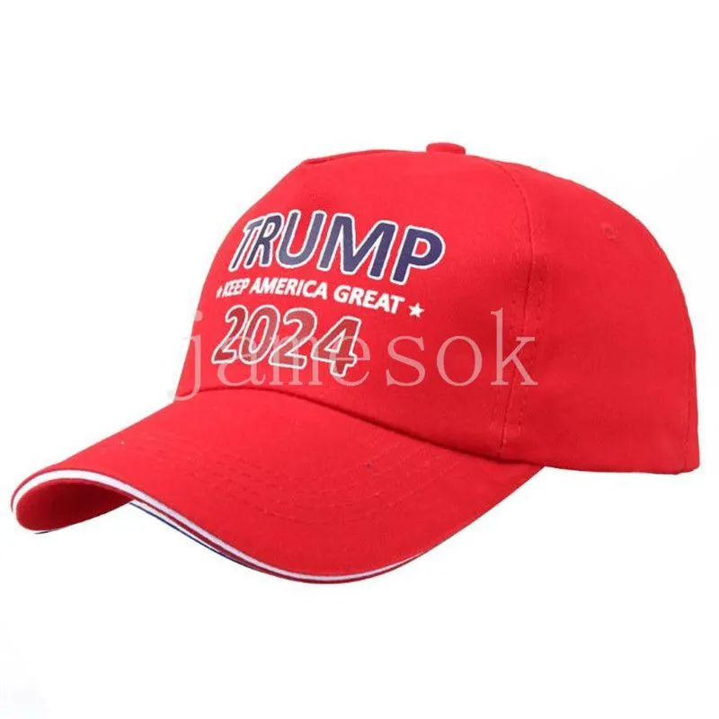 Trump Hat Summer Sun Shading Adjustable Baseball Hats 2024 Presidential Election cap Party caps DB643