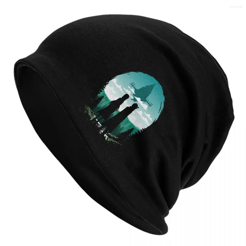 Boinas Sword Art Online Beanie Hats SAO Aincrad Bonnet Hombres Mujeres Moda Hippie Knit Hat Otoño Diseño Gorros cálidos