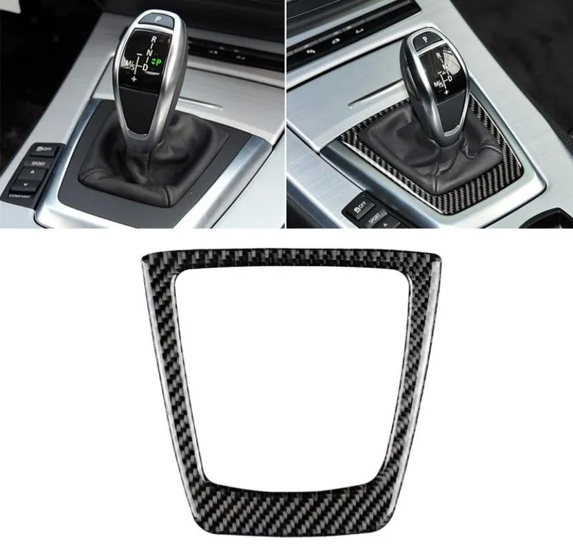 Автомобильная панель положения шестерни из углеродного волокна, сплошная цветная декоративная наклейка для BMW Z4 200920156085246