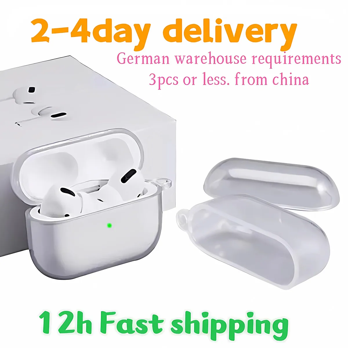 For Airpods pro 2 air pods 3 Earphones airpod Bluetooth Headphone Accessories Solid Silicone Cute Protective Cover Apple Wireless Charging Box Shockproof 2nd Case