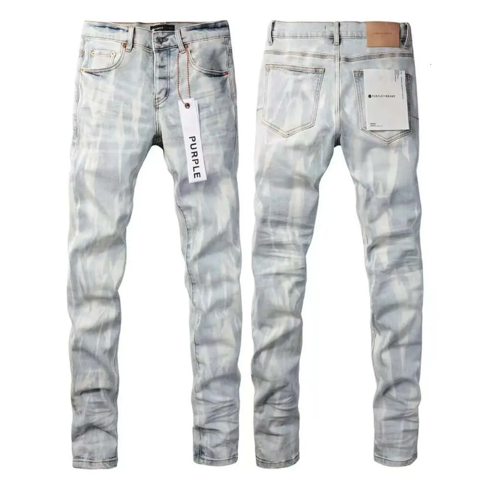 Designer-Herrenjeans Lila Jeans Jeanshose Herren Lila Jeans Designer Jean Herrenhose Gerades Design Retro Streetwear LILA Markenjeans Hose 263