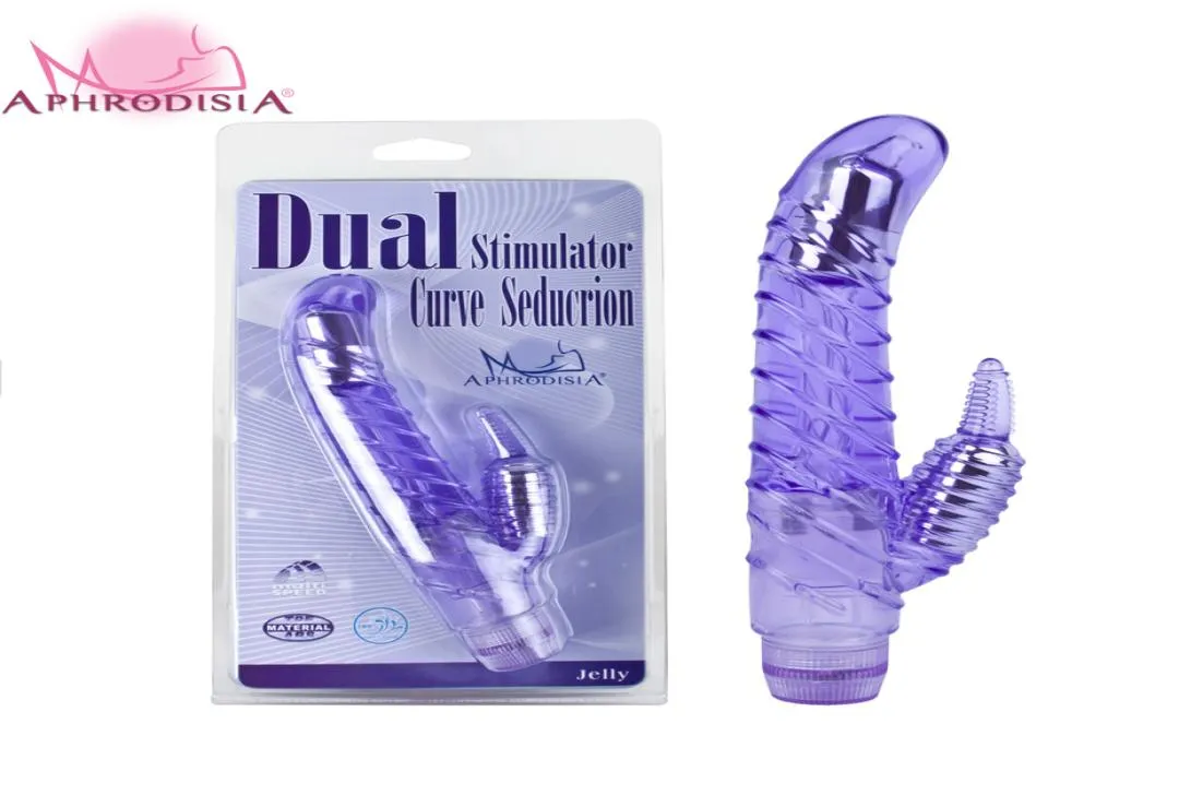 APHRODISIA Multispeed Vibratori Massaggiatore Masturbatore femminile Giocattolo adulto del sesso per le donne Sexshop Potente vibratore Gspot a doppio motore S15710055