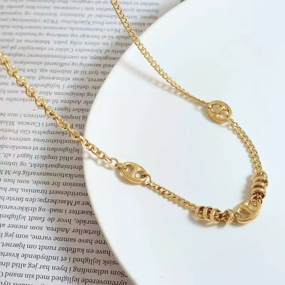 Pendant Gold Designer G Jewelry Fashion Necklace Gift Mens Long Letter Chains Necklaces for Men Women Golden Chain Jewlery Party G238054C-6