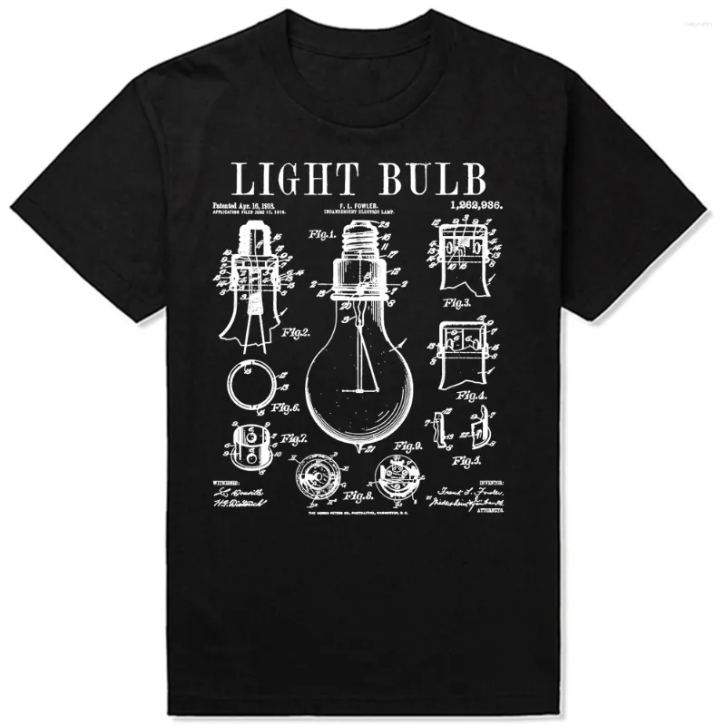 Men's T Shirts Funny Electrician Light Bulb Electricity Electrical Engineers Graphic Streetwear Short Sleeve Lineman Gifts T-shirt