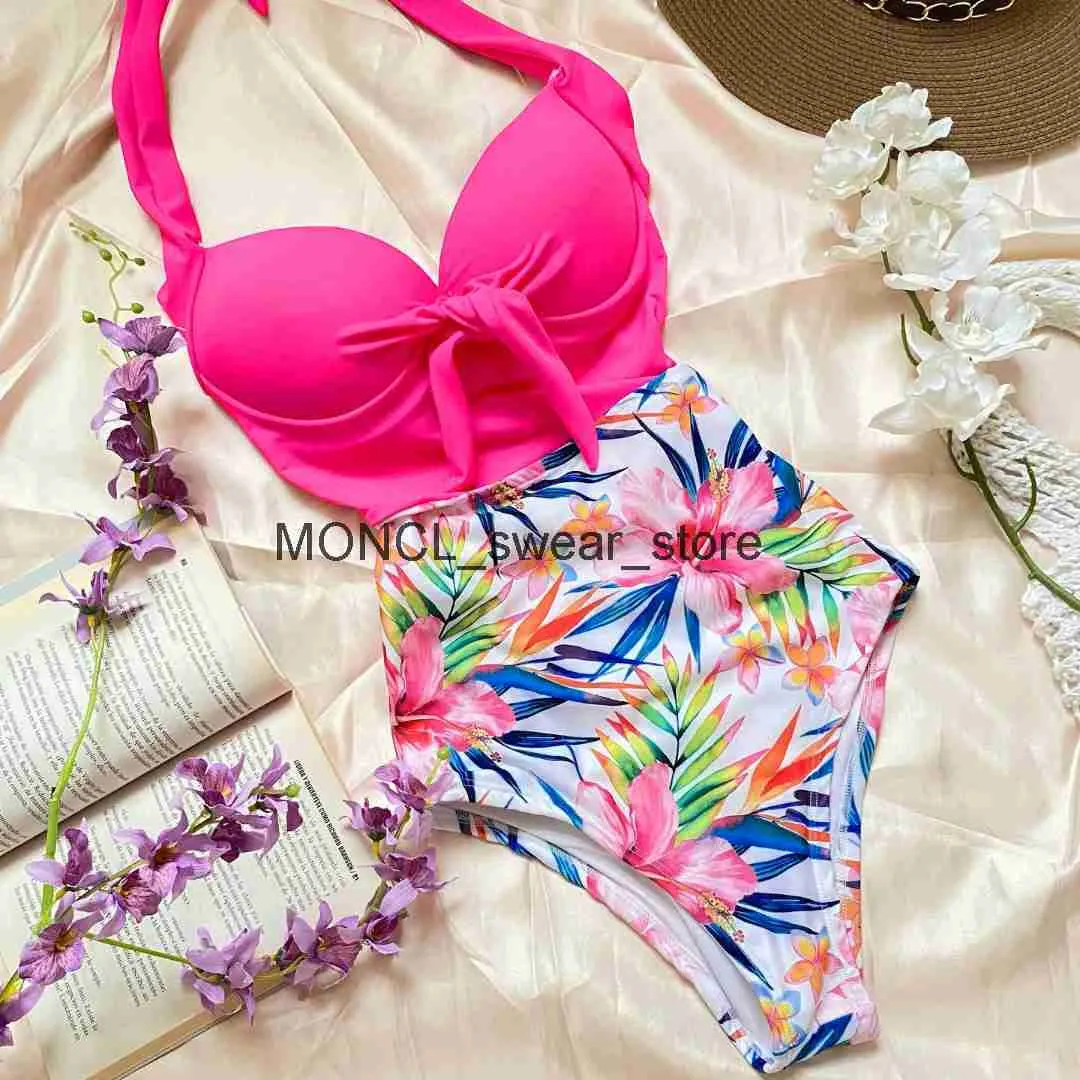 Kobiety stroje kąpielowe Ashgaily 2023 Nowy seksowny strój kąpielowy One Piece Kobiety Push Up Kating Suits Beach Wear Summer Monokinih2422088