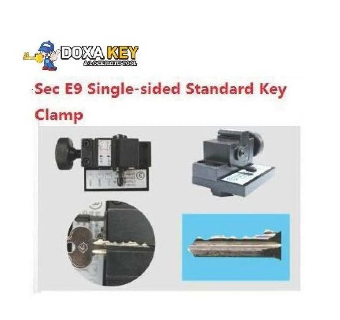 As mais recentes braçadeiras de chave padrão single-sided Sec E9 para máquina de corte de chave totalmente automática SECE92920853