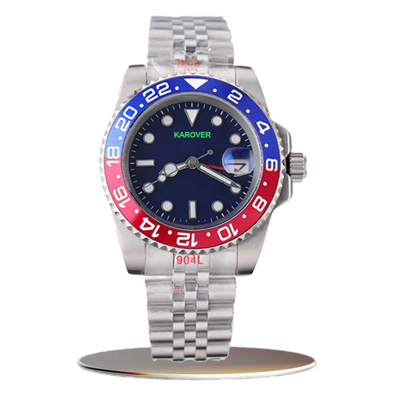 Topkwaliteit luxe horloge voor heren 2813 beweging 40 mm duikhorloge mechanisch automatisch Montre Mecaniques Homme horloge roestvrij staal lichtgevende waterdichte horloges