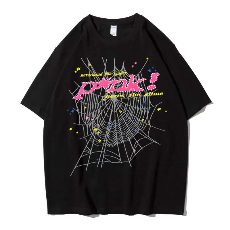 Sp5der Hoodie Women T-shirt Street Clothing Pattern Sp5der