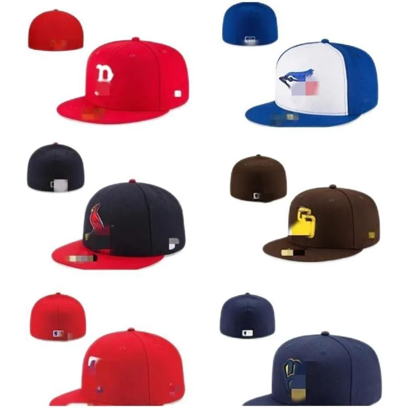 Cappellini da baseball Cappellini firmati da 20 pezzi all'ingrosso Cappelli aderenti Snapbacks Tutti i logo della squadra baseball Lettera regolabile Sport Outdoor Ricamo in cotone