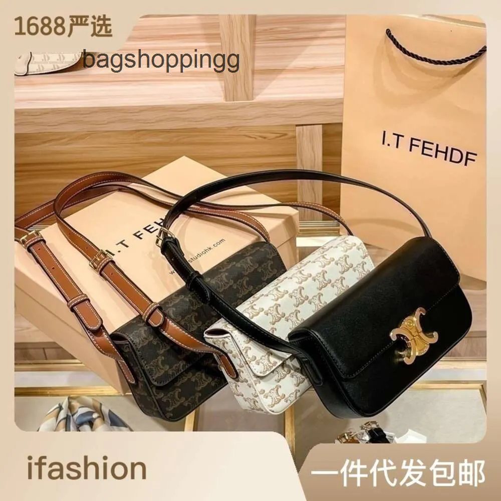 New arrival designers bag Celiins bag Bag Triumphal Arch Underarm Bag Black Gold Crossbody Stick Bag Womens Bag evening clutch bag MGA7