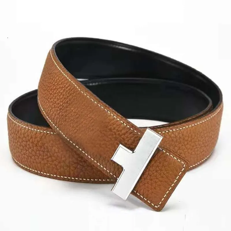 Ceinture de créateur Ceinture de marque célèbre pour hommes Ceinture en cuir de veau véritable de haute qualité Ceinture à boucle avec lettre en or et argent de la plus haute qualité, style classique largeur 38 mm