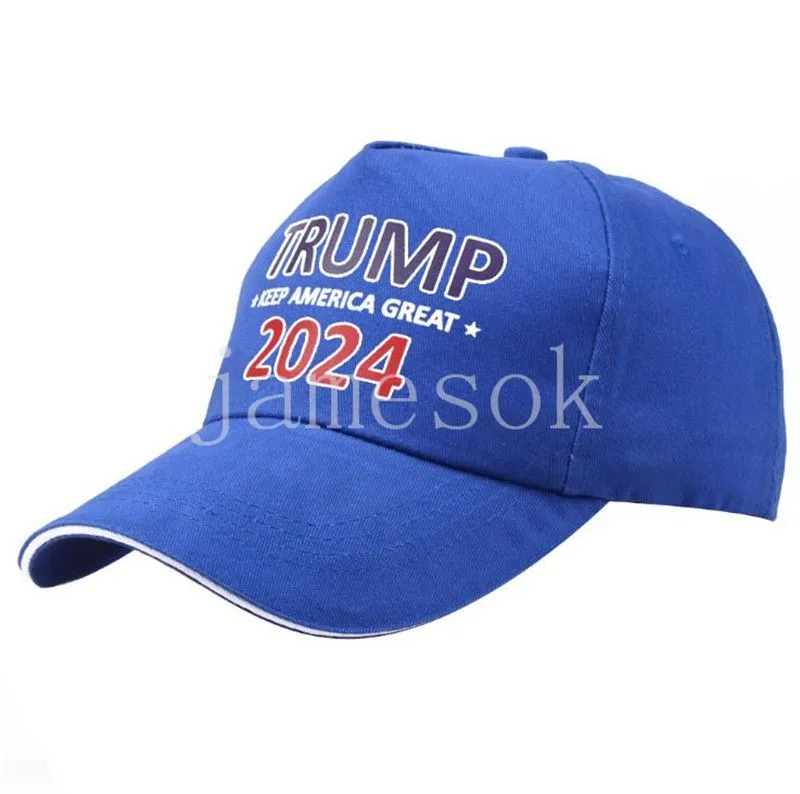 Trump Hat Summer Sun Shading Adjustable Baseball Hats 2024 Presidential Election cap Party caps DB643