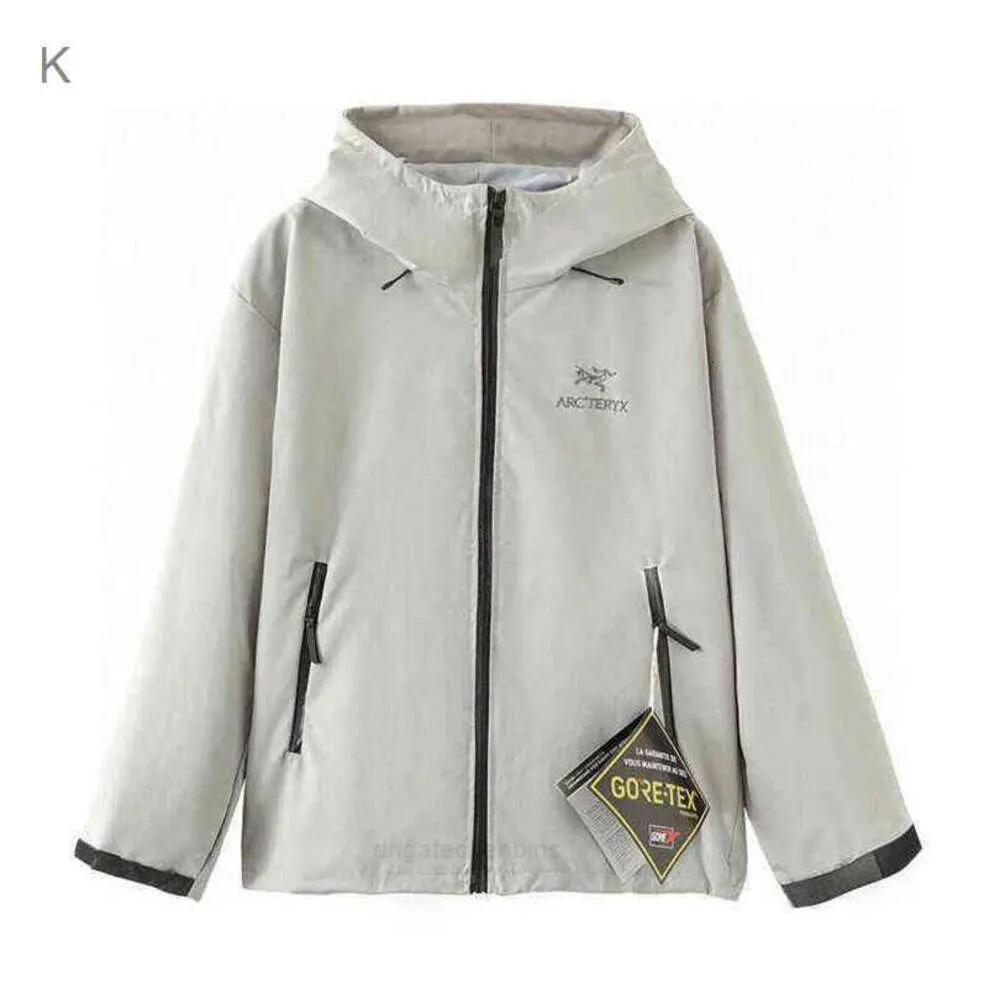 Bird Coats Jacket Designer Arc'Terys Jacket Brand Sweatshirt Arc '2024 Spring Men's Autumn Nylon Technology Waterproof Tyg Three Color Adhesive P