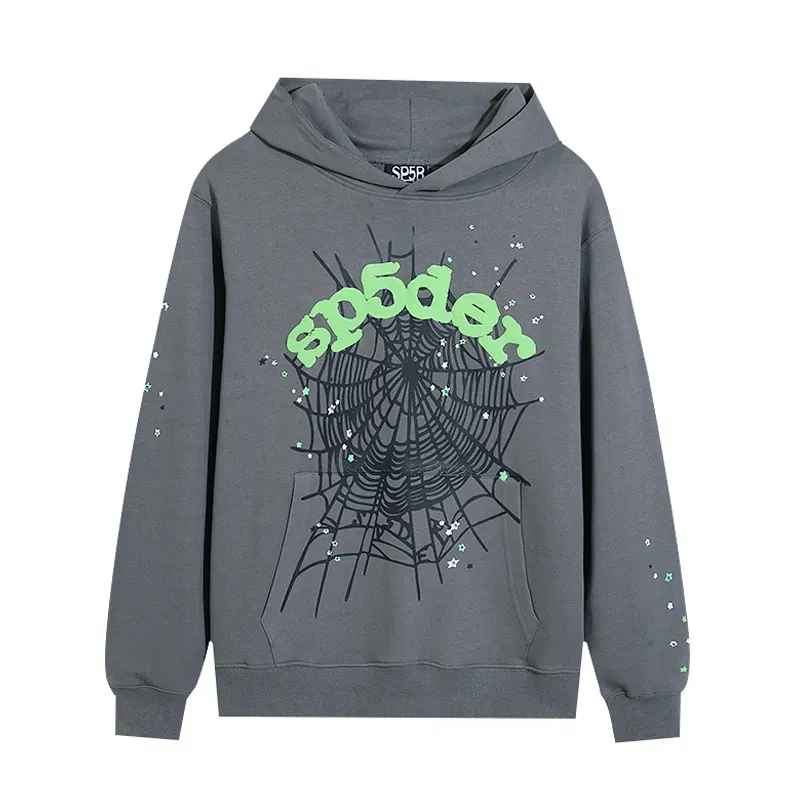 SP5DER 555555 HOODIES パーカー Spider hoodie Mens Sweatshirts 555555 Hoodie Sp5der Pink
