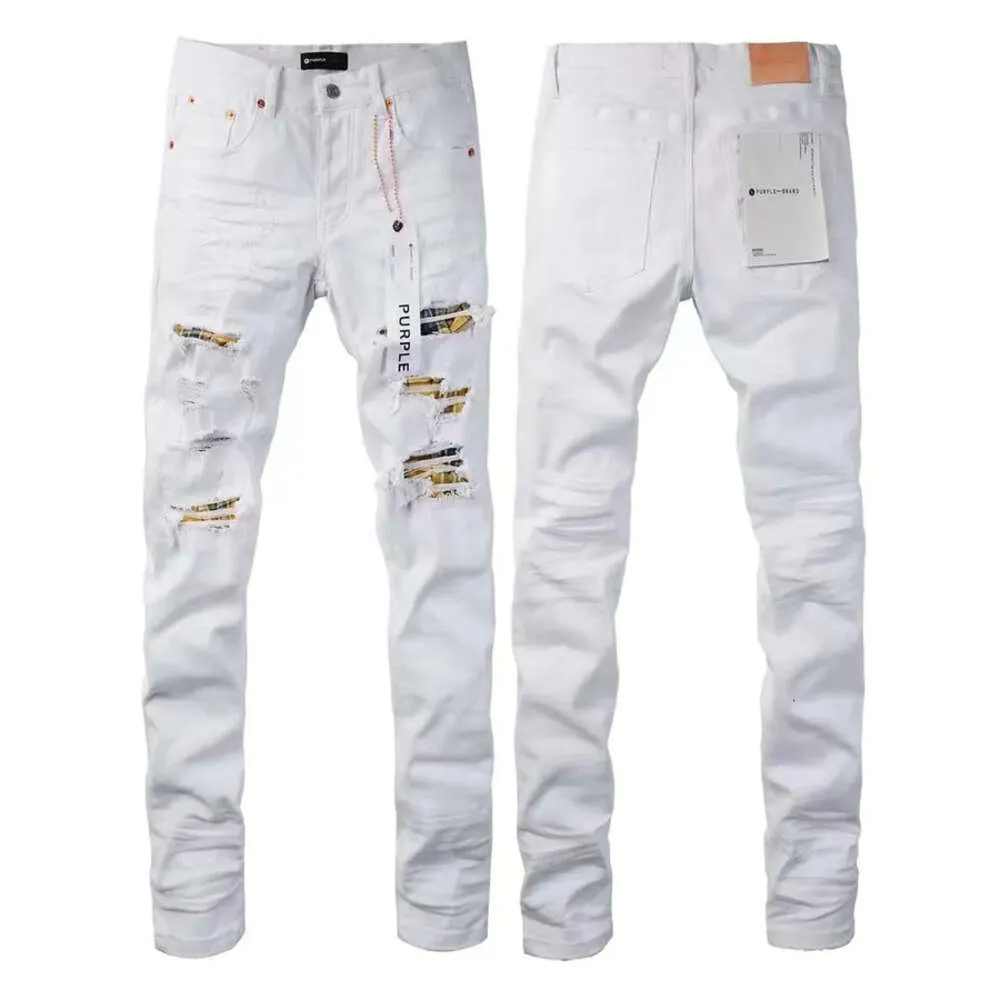 Designer-Herrenjeans Lila Jeans Jeanshose Herren Lila Jeans Designer Jean Herrenhose Gerades Design Retro Streetwear LILA Markenjeanshose 179