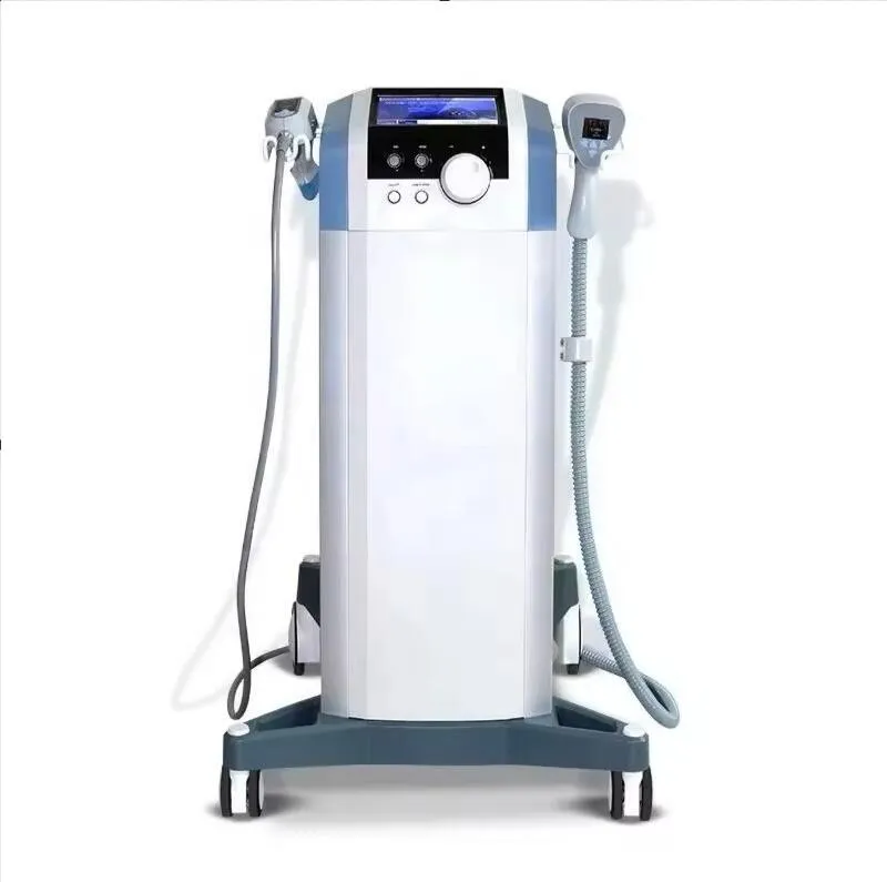 Poderosa Ultra 360 Exili 2 em 1 faca de gordura remoção de rugas de radiofrequência levantamento facial perda de peso emagrecimento Rejuvenescimento da pele Aperte máquina de beleza