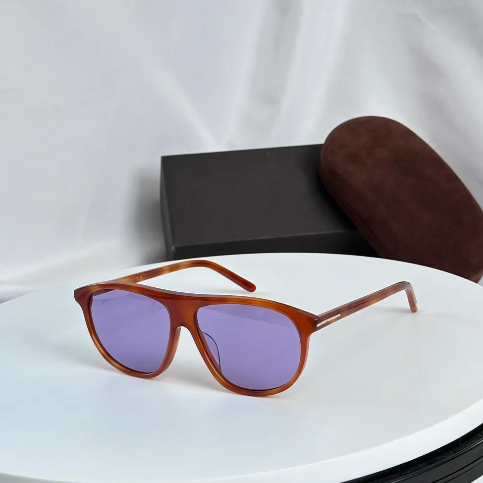 1027 Gezgin Güneş Gözlüğü Parlak Sarışın Havana/Mavi Lenes Erkek Moda Yaz Sunnies Sonnenbrille UV Koruma Gözlük Kutu