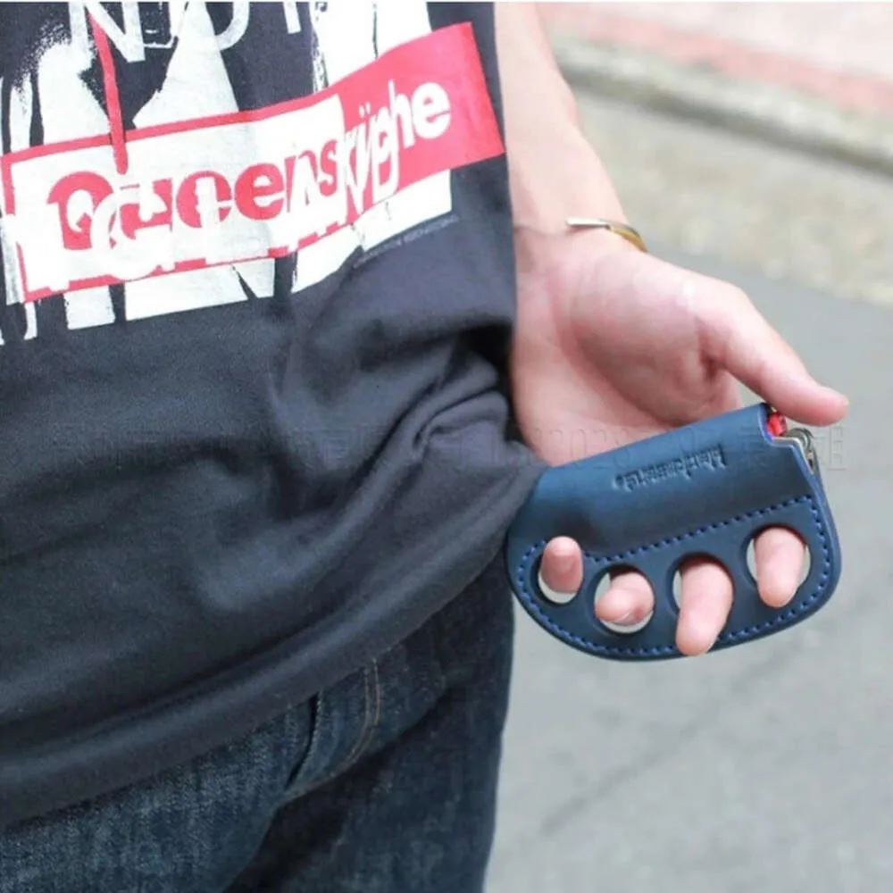 Blackmeans Lighter Case - Premium Leather Outdoor Camping