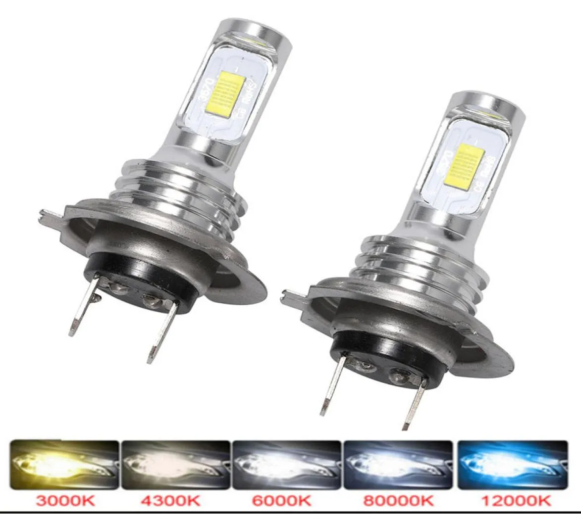 LED -lampor för bilar strålkastare H4 LED H8 H11 dimljus HB3 9005 HB4 Ice Blue 8000K 3000K Auto 12V9992331