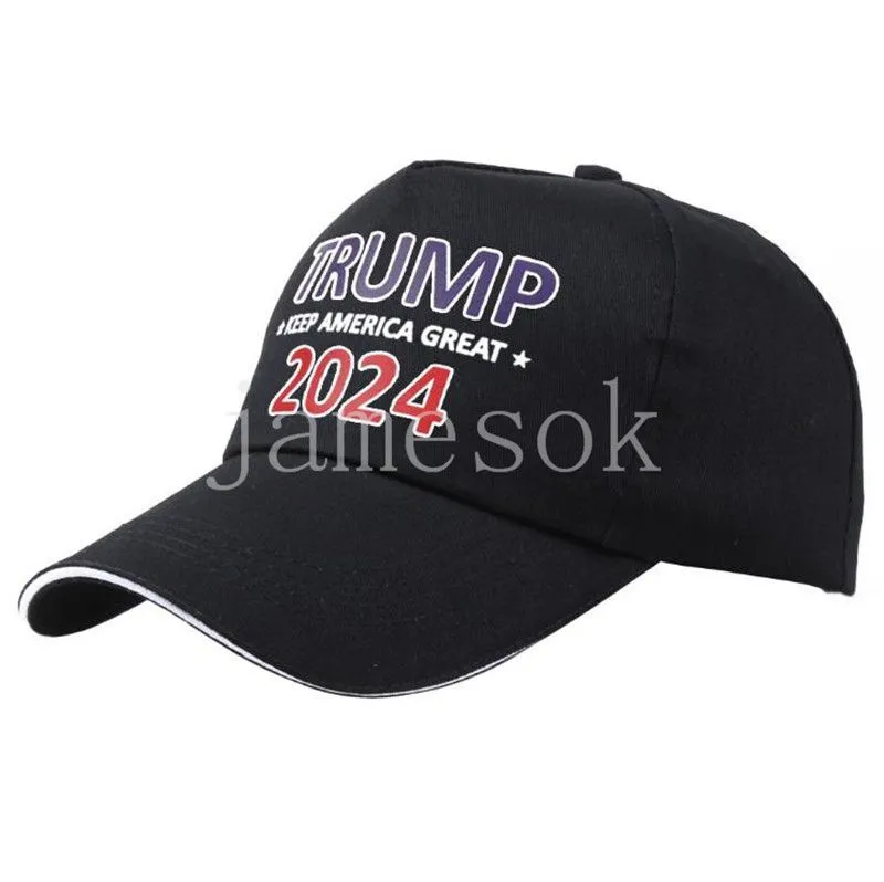 Trump Hat Summer Sun Shading Adjustable Baseball Hats 2024 Presidential Election cap Party caps DB643